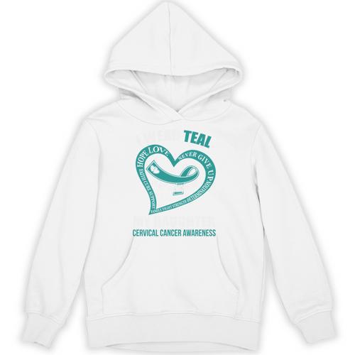 In My Memory Of My Daughter CERVICAL CANCER AWARENESS Unisex Hoodie - Easessy