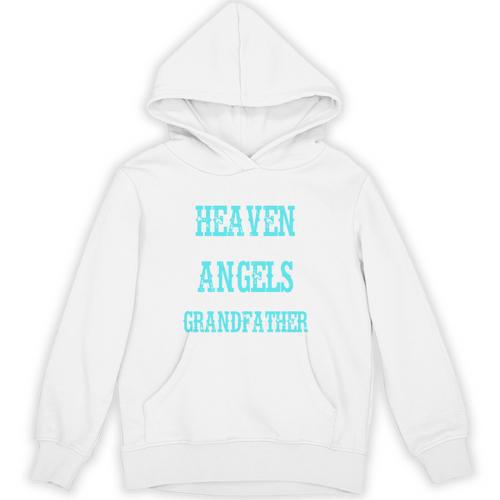 In Memory Grandfather Papa Grandpa Heaven Angel Guardian Unisex Hoodie - Easessy
