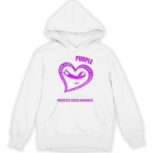 In My Memory Of My Husband PANCREATIC CANCER AWARENESS Unisex Hoodie - Easessy