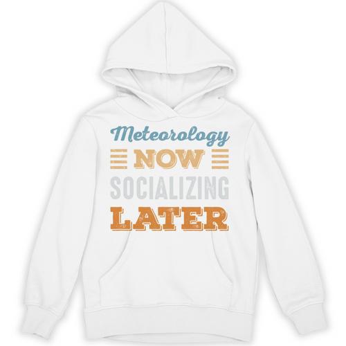 Meteorology Now Minimal Socializing Introvert Vintage Unisex Hoodie - Raresse