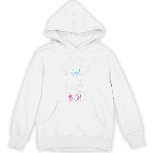 My Mom My Angel In Heaven In Loving Memory Of My Mom Raglan Baseball Tee Unisex Hoodie - Easessy