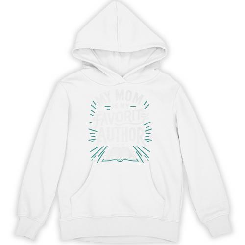 My Mom Is My Favorite Author Book Lover Premium Unisex Hoodie - Bookorys DE