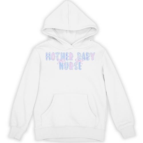 Mother Baby Nurse Postpartum Mom Nursing Graduation Unisex Hoodie - Best Gift Smart