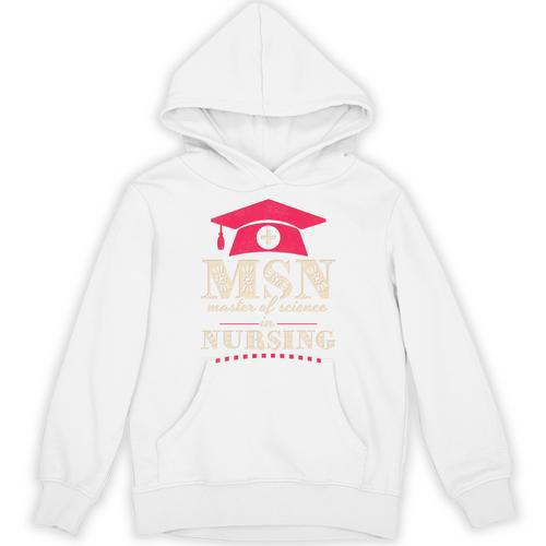 Msn Master Of Science In Nursing College Graduation Premium Tri-Blend Unisex Hoodie - Best Gift Smart