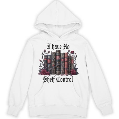I Have No Shelf Control Dark Academia Book Lover TBR Unisex Hoodie - Bookorys