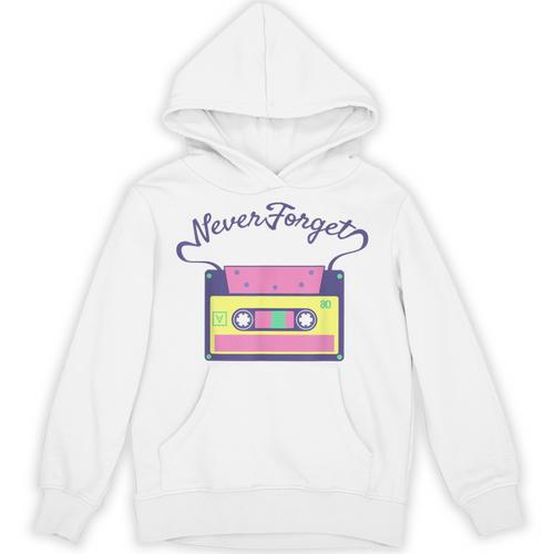 Nostalgia 1980s 80s 90s Costume Party Never Forget Unisex Hoodie - Figerry