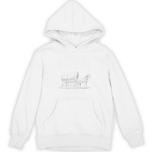Nostalgic Wagon Jest Please Be Patient I'm From The 1900s Unisex Hoodie - Figerry