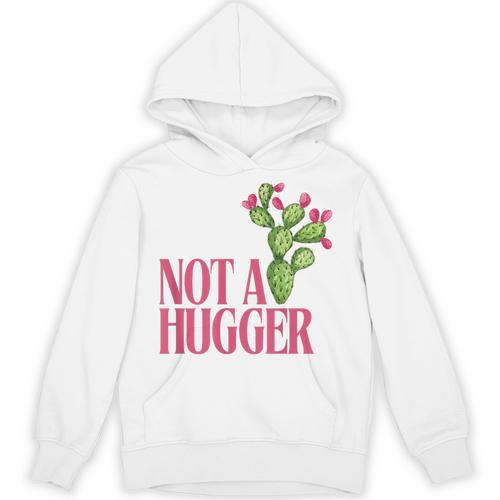 Not a Hugger Sarcastic Introvert Cactus Theme Women Unisex Hoodie - Raresse