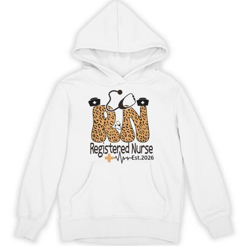 Nurse Est 2026 Graduation Graduate Nursing Student RN LPN Unisex Hoodie - Best Gift Smart