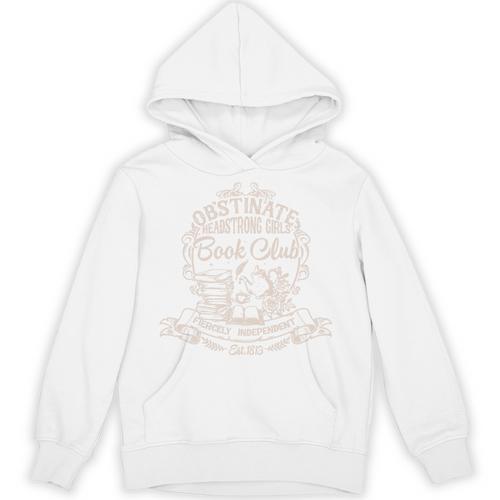 Obstinate Headstrong Girls Book Club Jane Austen Premium Tri-Blend Unisex Hoodie - Bookorys
