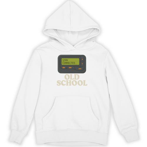 Old School 90s Pager Retro Nostalgia Vintage Tech Gen Unisex Hoodie - Figerry