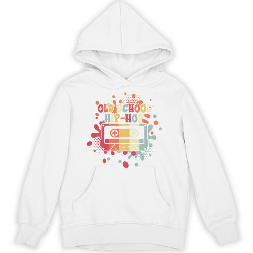 Old-School Hip Hop 80's 90's Style Music Cassette Nostalgia Unisex Hoodie - Figerry