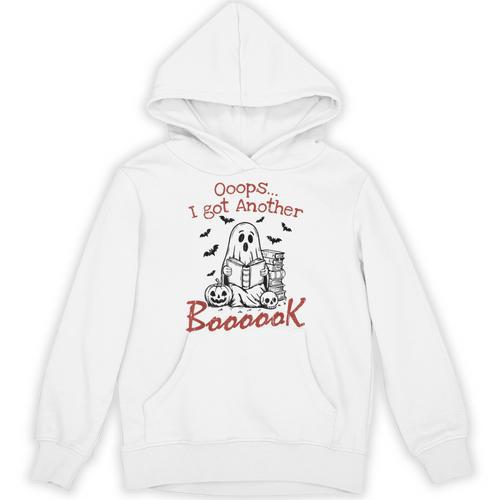 Oops I Got Another Book Boo Ghost Read Book Unisex Hoodie - Bookorys