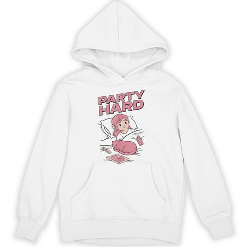 Party Hard Comfortable Stay At Home Introvert Unisex Hoodie - Raresse