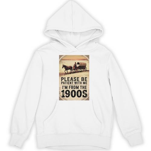 Be Patient With Me I'm From The 1900s Birthday Retirement Premium Tri-Blend Unisex Hoodie - Figerry