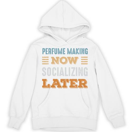 Perfume Making Now Minimal Socializing Introvert Vintage Unisex Hoodie - Raresse