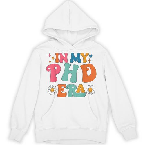 In My Phd Era Groovy Phd Graduation Future Doctor Unisex Hoodie - Best Gift Smart