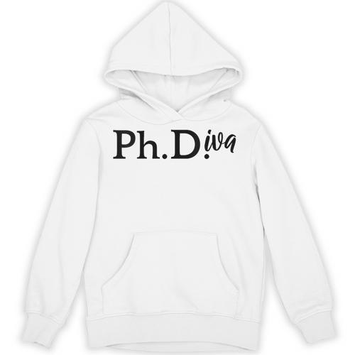PhD Graduation Women Doctorate Degree PhDiva Unisex Hoodie - Best Gift Smart
