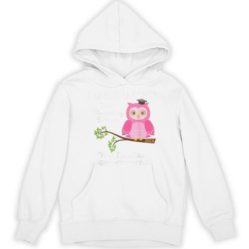 Pink I Graduated From Elementary Graduation Unisex Hoodie - Best Gift Smart