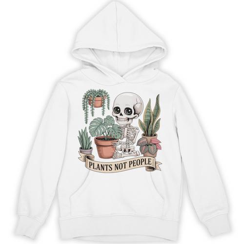Plant Introvert Gardener Houseplant Botanical Women Men Kids Unisex Hoodie - Raresse