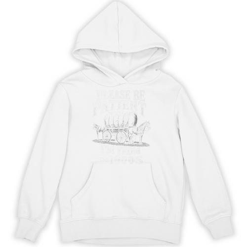 Playful Pace Humor Please Be Patient I'm From The 1900s Premium Unisex Hoodie - Figerry