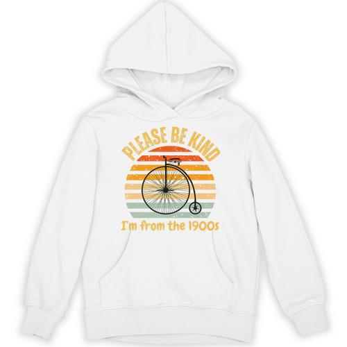 Please Be Kind I'm From The 1900s Penny Farthing Premium Unisex Hoodie - Figerry