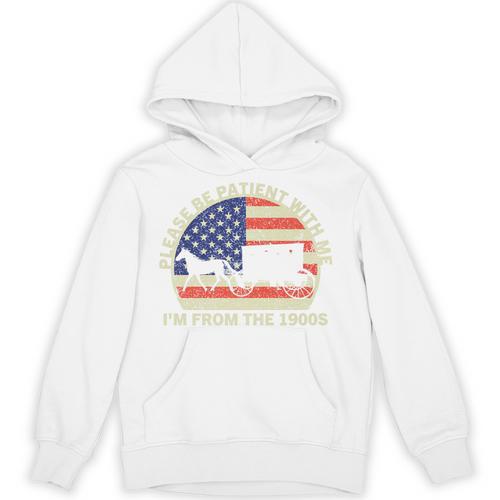 Please Be Patient With Me I'm From The 1900s Dad Vintage Premium Unisex Hoodie - Figerry