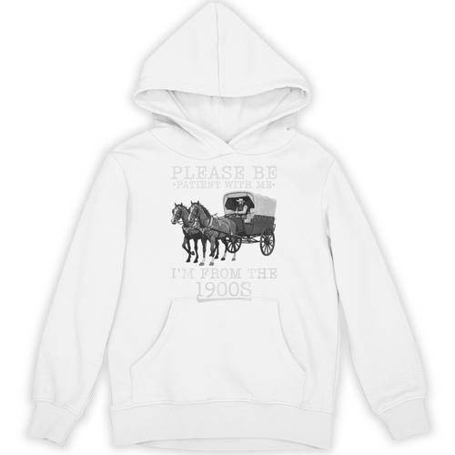 Please Be Patient With Me I'm From The 1900s Humorous Saying Premium Tri-Blend Unisex Hoodie - Figerry