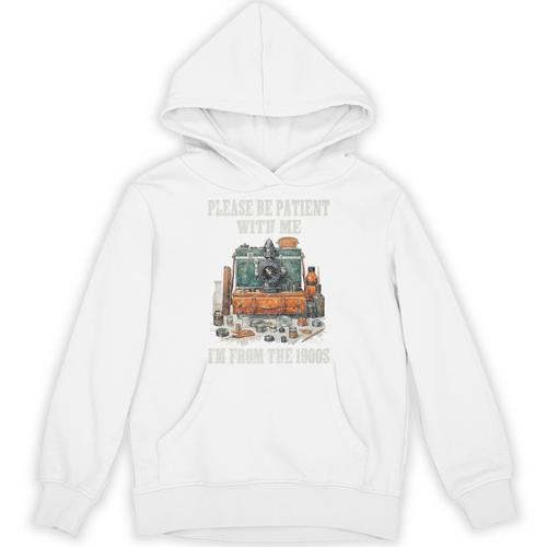 Please Be Patient With Me I'm From The 1900s Photographer Premium Unisex Hoodie - Figerry