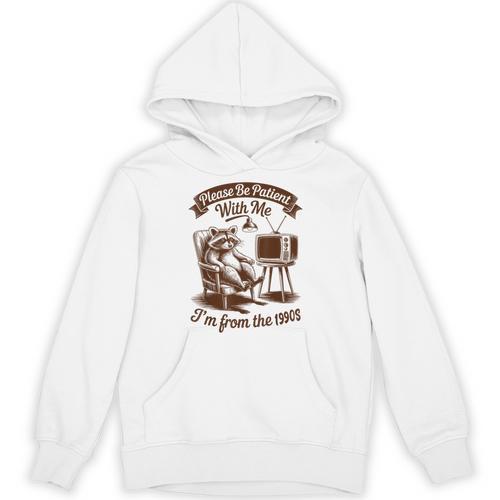 Please Be Patient With Me I'm From The 1900s Raccoon Vintage Unisex Hoodie - Figerry