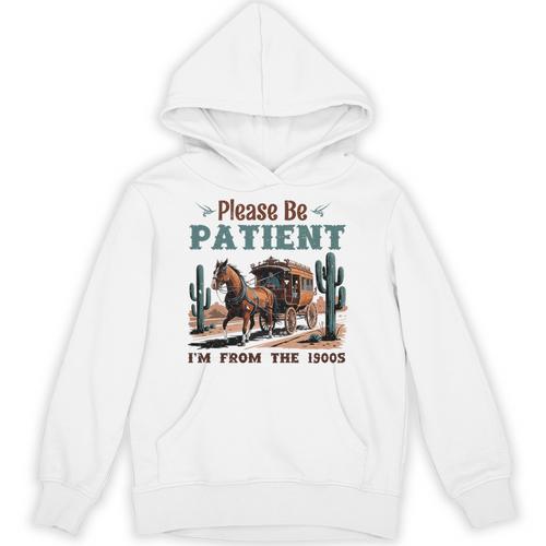Please Be Patient I'm From The 1900s Stagecoach Western Vint Premium Tri-Blend Unisex Hoodie - Figerry