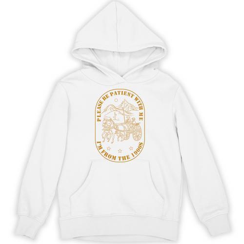 Please Be Patient I'm From The 1900s Vintage Country Gag Tee Premium Tri-Blend Unisex Hoodie - Figerry