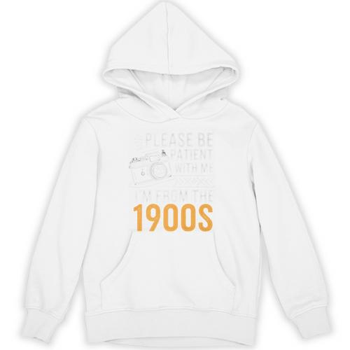 Please Be Patient With Me I'm From The 1900s Vintage Oldie Premium Unisex Hoodie - Figerry