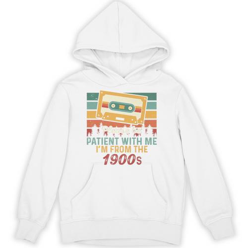 Please Be Patient-With Me I'm From The 1900s Retro Music Premium Unisex Hoodie - Figerry