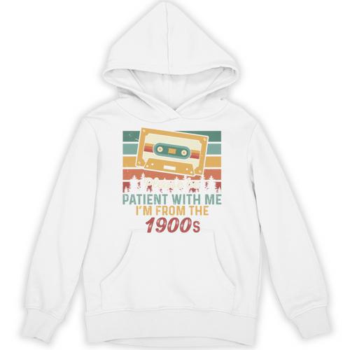 Please Be Patient-With Me I'm From The 1900s Retro Music Unisex Hoodie - Figerry