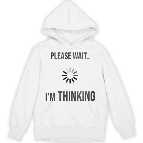Please Wait I'm Thinking Introvert Unisex Hoodie - Raresse