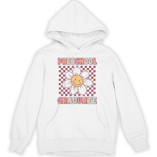 Preschool Graduation Graduate Cute Groovy Last Day Of Pre K Unisex Hoodie - Best Gift Smart