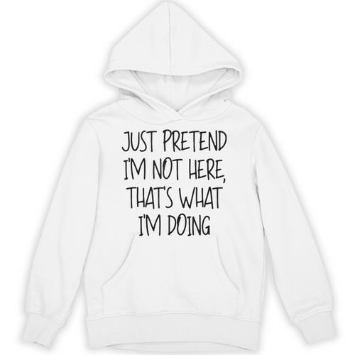 Pretend Introvert Introverted Apparel Unisex Hoodie - Raresse