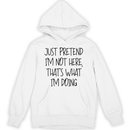 Pretend Introvert Introverted Apparel Unisex Hoodie - Raresse