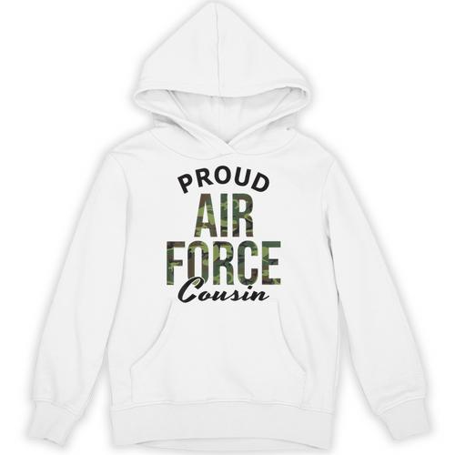Proud Air Force Cousin Deployment Homecoming Graduation USAF Unisex Hoodie - Best Gift Smart