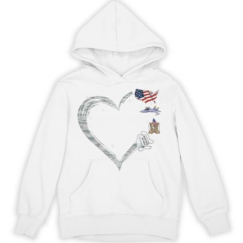 Proud Air Force Grandma Air Force Graduation Grandma USAF Unisex Hoodie - Best Gift Smart