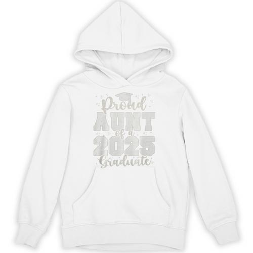 Proud Aunt Of a 2025 Graduate Grad Prom Senior Graduation Premium Tri-Blend Unisex Hoodie - Best Gift Smart