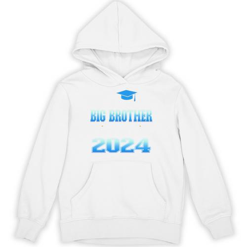Proud Big Brother Of 5th Grade Graduate 2024 Graduation Unisex Hoodie - Best Gift Smart