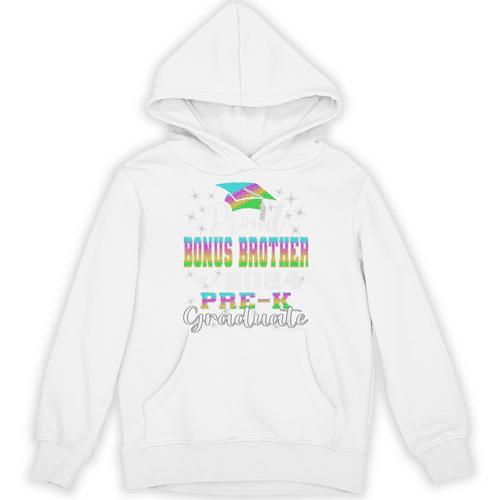 Proud Bonus Brother Of PreK School Graduate 2024 Graduation Premium Unisex Hoodie - Best Gift Smart