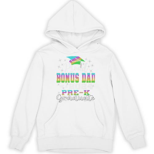 Proud Bonus Dad Of PreK School Graduate 2024 Graduation Premium Unisex Hoodie - Best Gift Smart