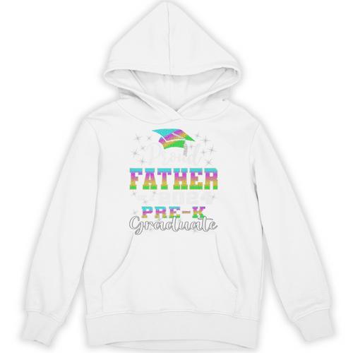Proud Father Of PreK School Graduate 2024 Graduation Father Premium Unisex Hoodie - Best Gift Smart