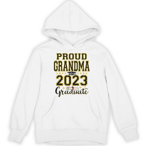 Proud Grandma Of A 2023 Graduate Graduation Unisex Hoodie - Best Gift Smart