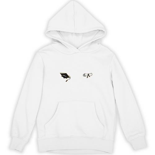 Proud Grandma Of A 2025 College Graduate Graduation Unisex Hoodie - Best Gift Smart