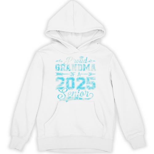 Proud Grandma Of a 2025 Senior Graduate Graduation Premium Unisex Hoodie - Best Gift Smart
