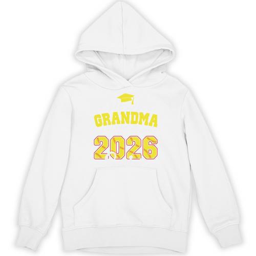 Proud Grandma Of A 2026 Senior Softball Graduation Matching Unisex Hoodie - Best Gift Smart